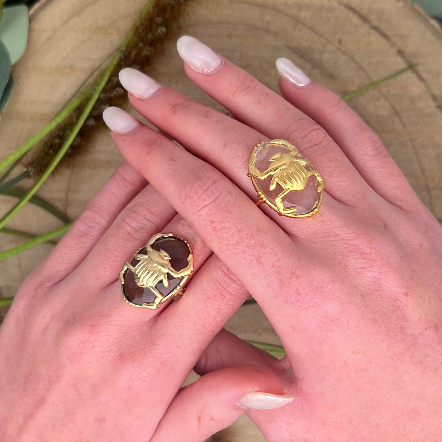 Bague Grand Scarabée Au fil de Lo