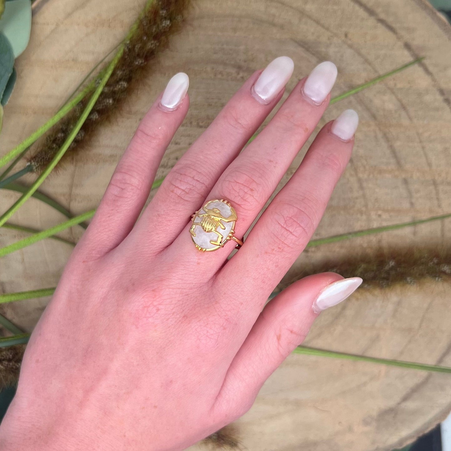 Bague Petit Scarabée Au fil de Lo