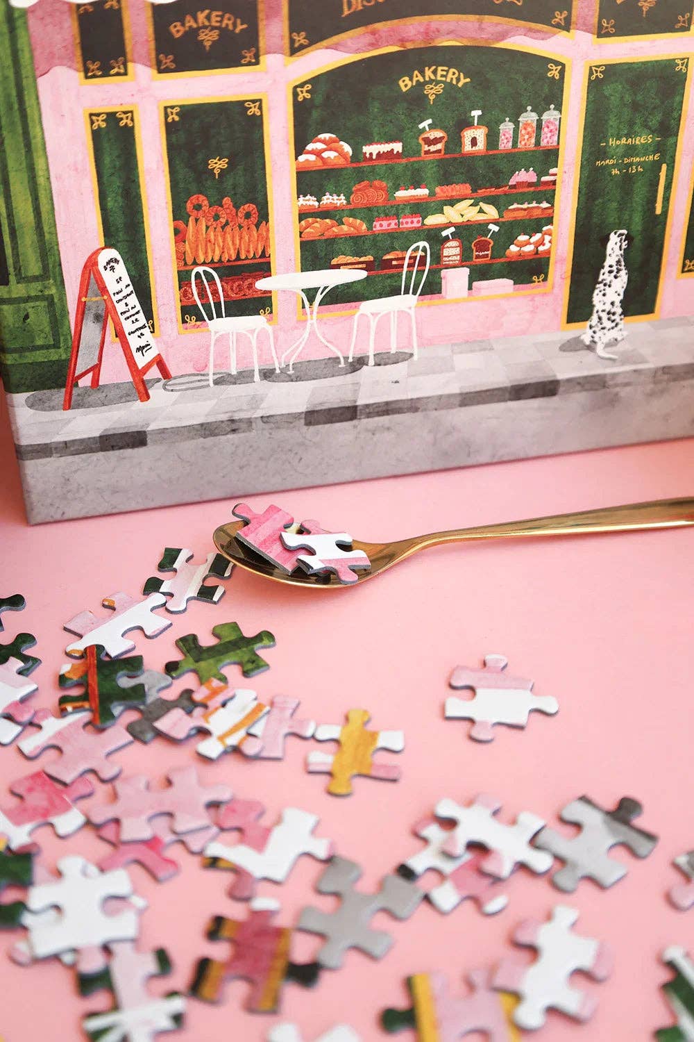Pink Bakery - Puzzle 1000 pièces ALL THE WAYS TO SAY - Europe