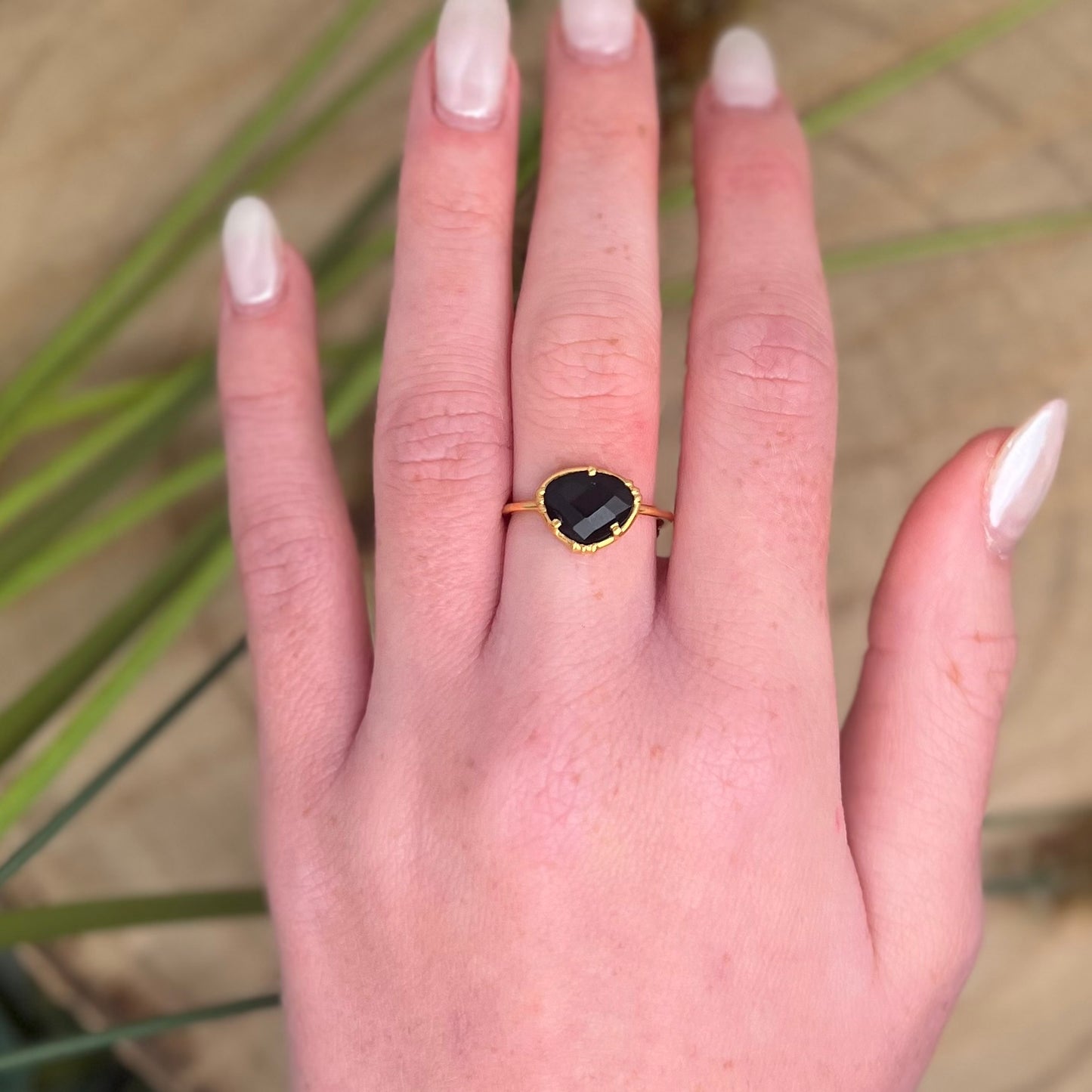 Bague Estela Spinelle Noir