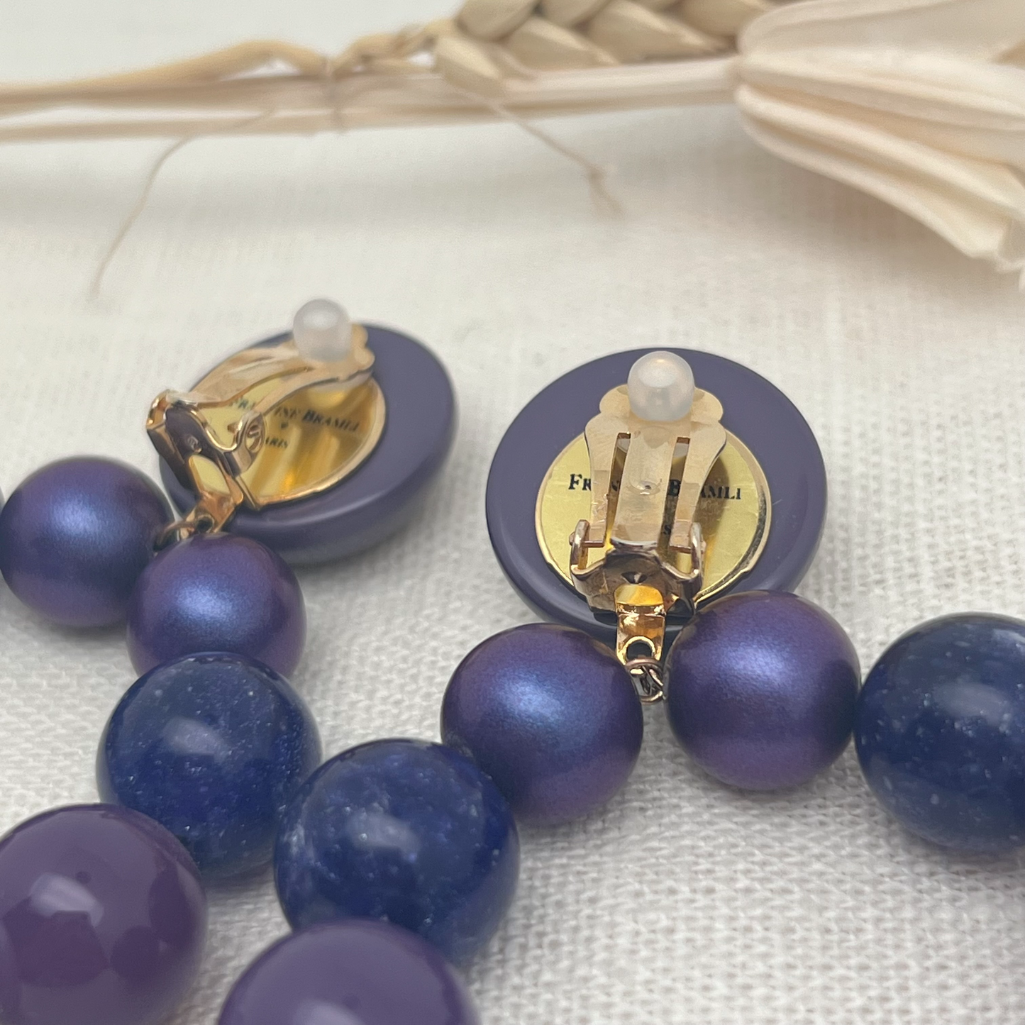 Boucles d'oreilles à clip Alicia Francine Bramli