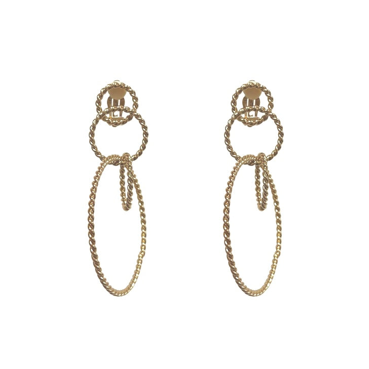 Boucles_d_oreilles_Alexandra_en_clip de la marque intuitu, longue boucle d'oreilles femmes