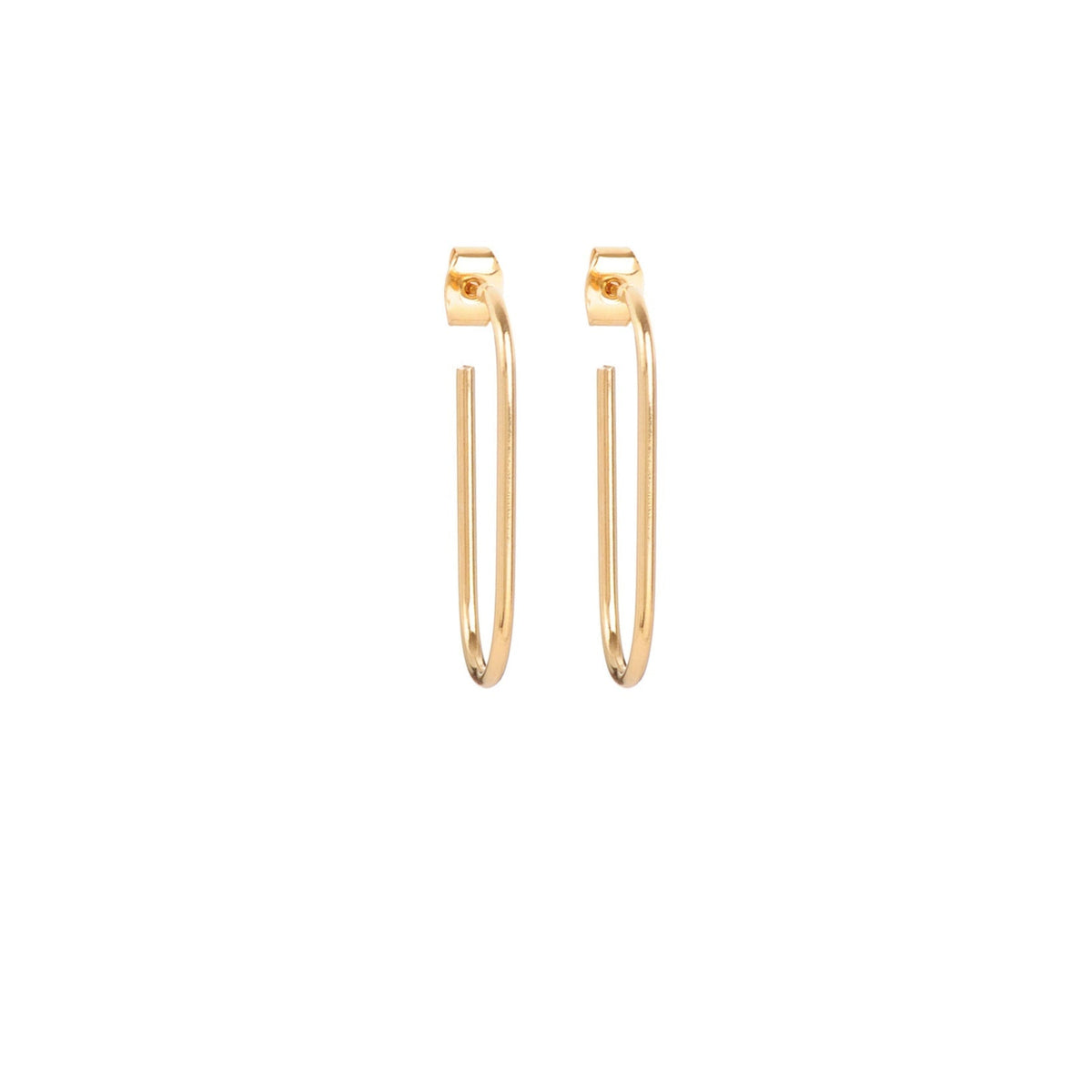 Boucles d’oreilles Paola, Boucles d’oreilles créoles, créoles carré, créoles ovale, Boucles d'oreilles percées, Boucles d'oreilles plaqué or, Boucles d'oreilles Intuitu, Boucles d'oreilles créateurs parisien, boucles d'oreilles à porter tous les jours.