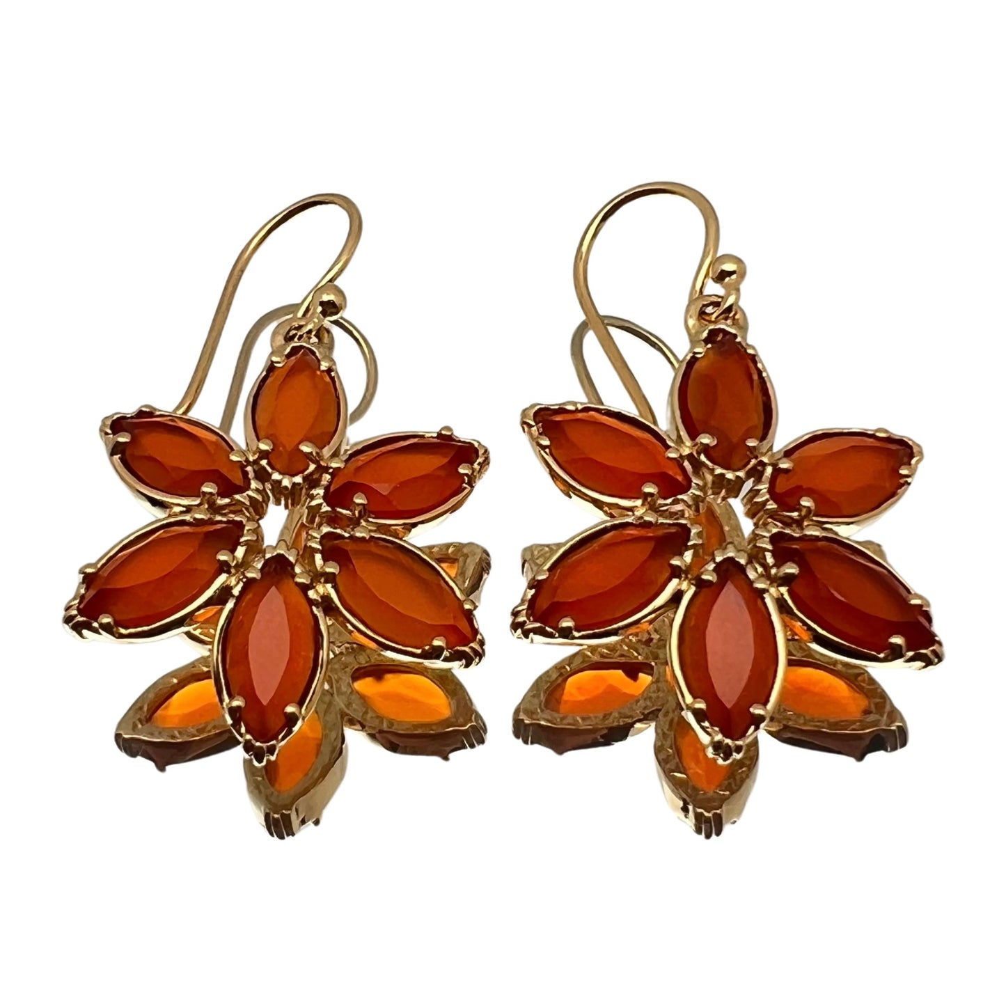 Boucles d'oreilles fleurs Au fil de Lo