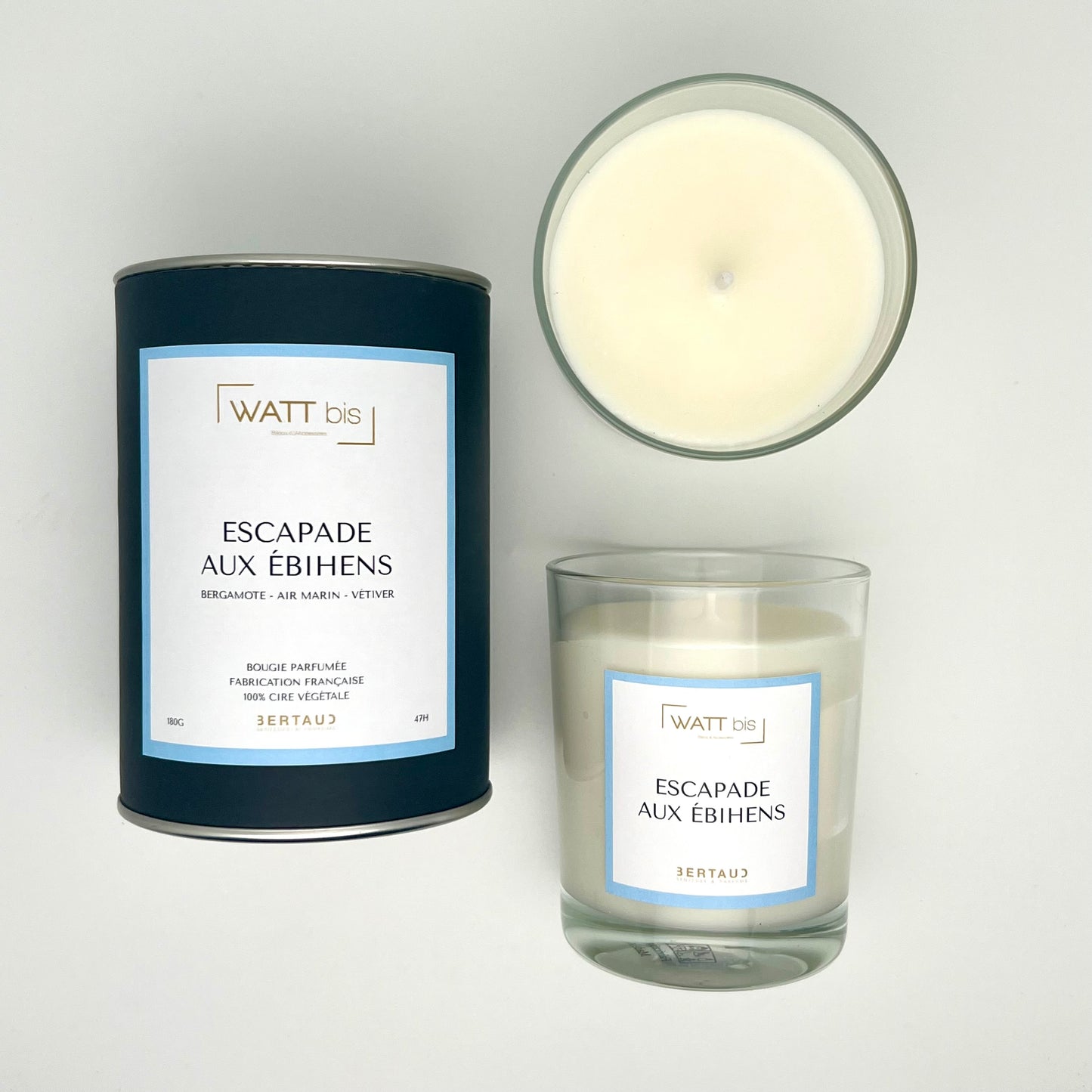 Bougie parfumée - Escapade aux Ebihens Bertaud