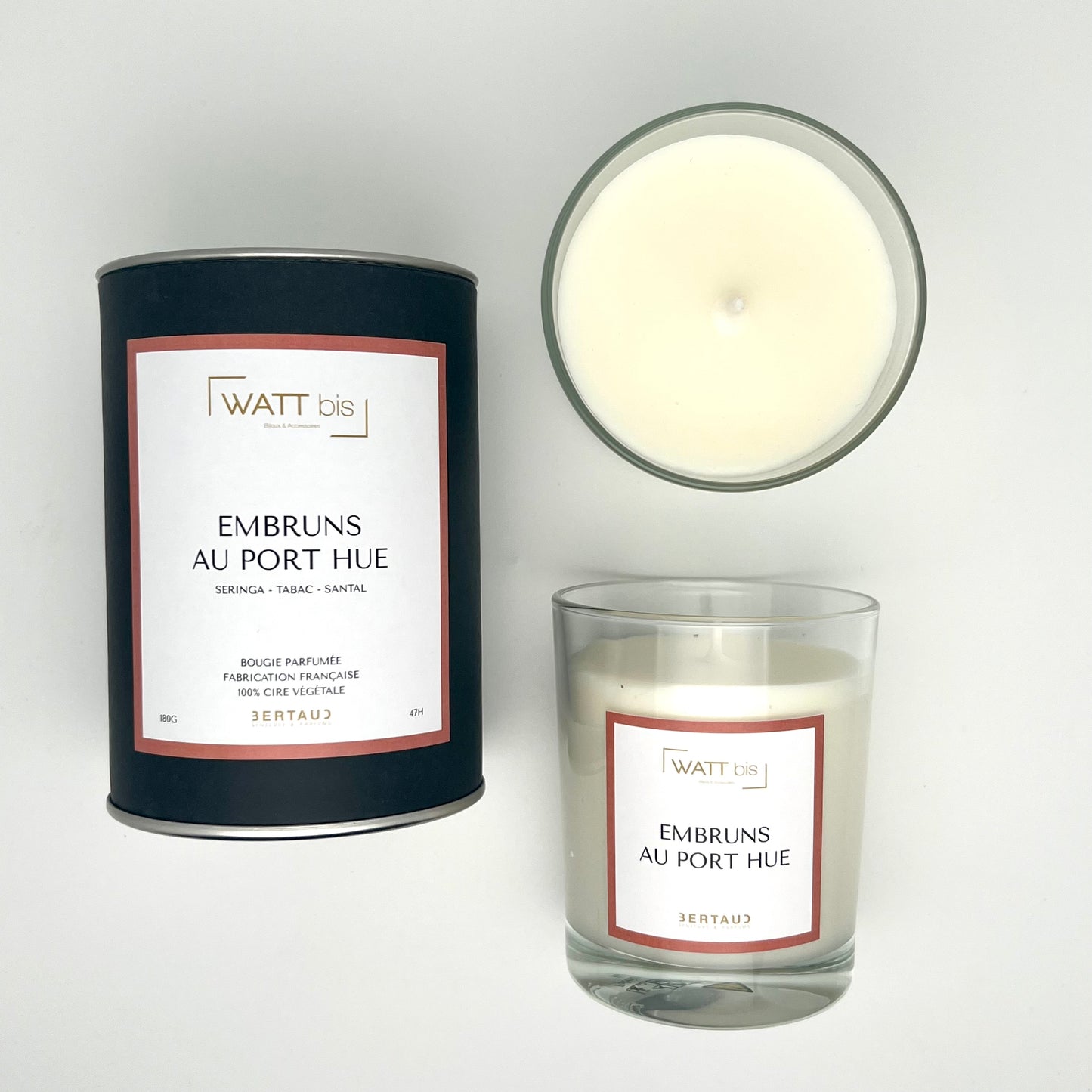 Bougie parfumée - Embruns au Port Hue Bertaud