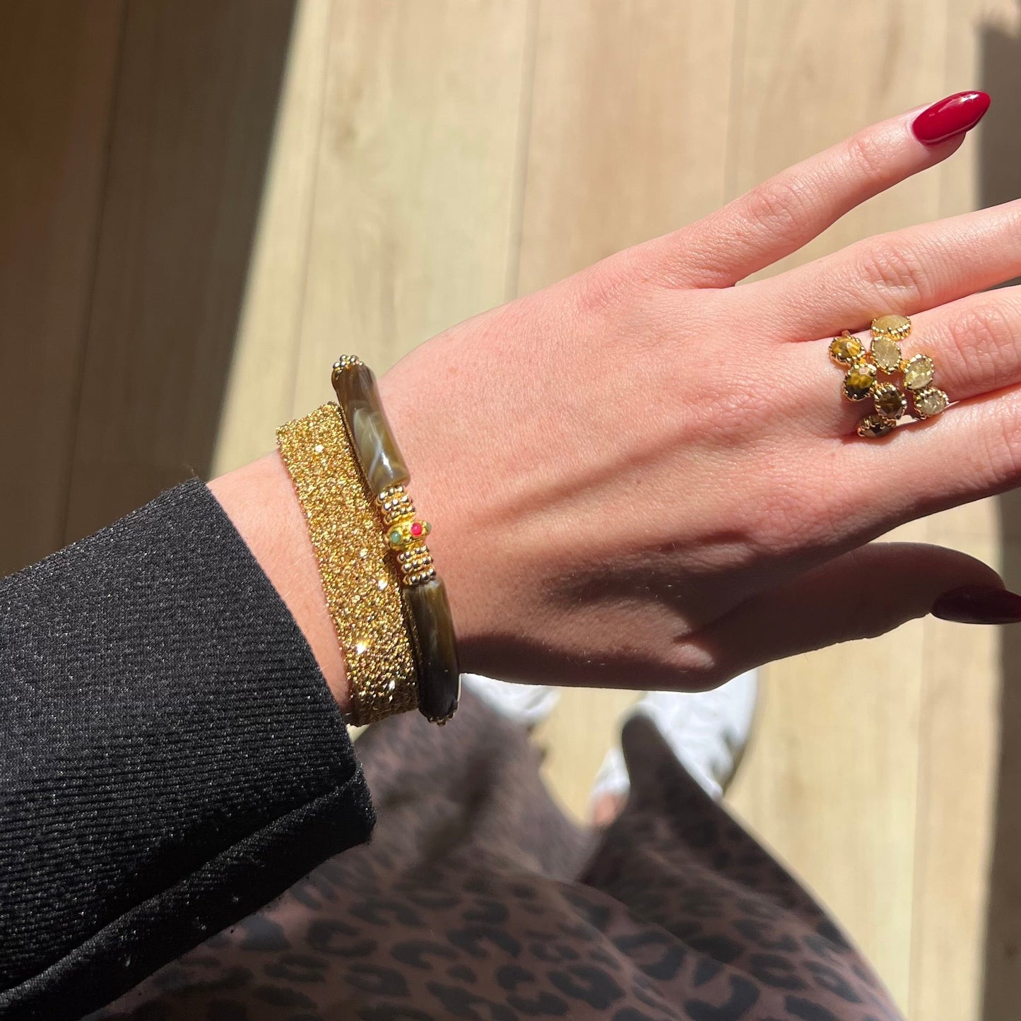 Bracelet Juhu Marron de la marque JUHU