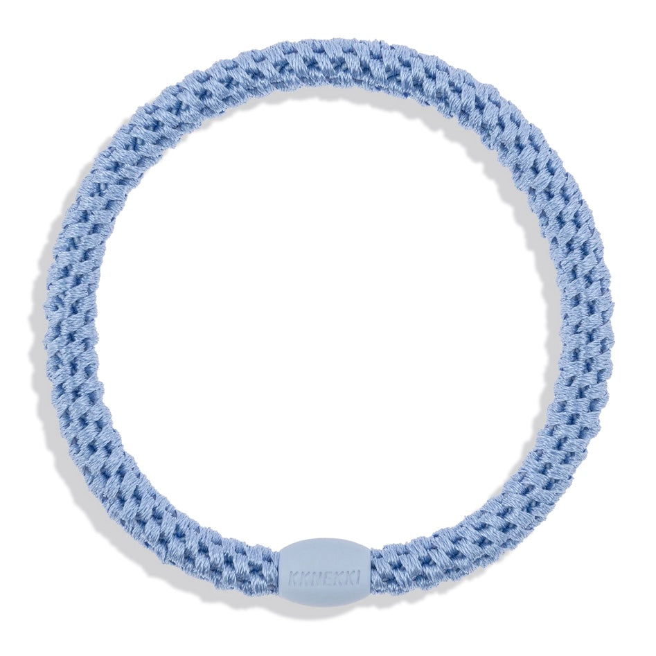 Chouchou Kknekki Fin Bleu de la marque Kknekki, élastique pour cheveux, élastique protecteur, élastique pour tous types de cheveux