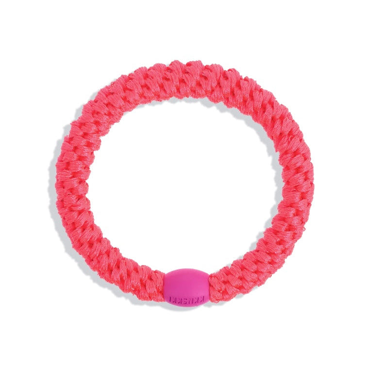 Chouchou Kknekki Uni kknekki Rose fluo, chouchou qui ne casse pas les cheveux, élastique pour cheveux Kknekki, Bracelet et chouchou, élastique colorés, idées cadeaux adolescentes, chouchou pour cheveux fins, chouchou pour cheveux épais, chouchou pour cheveux bouclés, chouchou pour tous types de cheveux