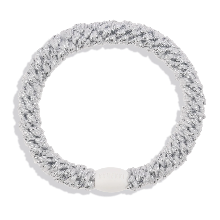 Chouchou Kknekki glitter argent de la marque Kknekki
