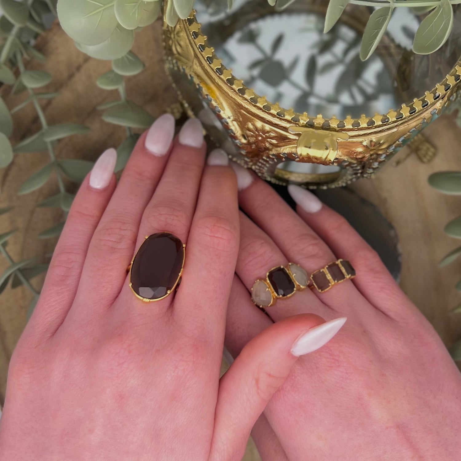 Collection bijoux en Quartz fumé