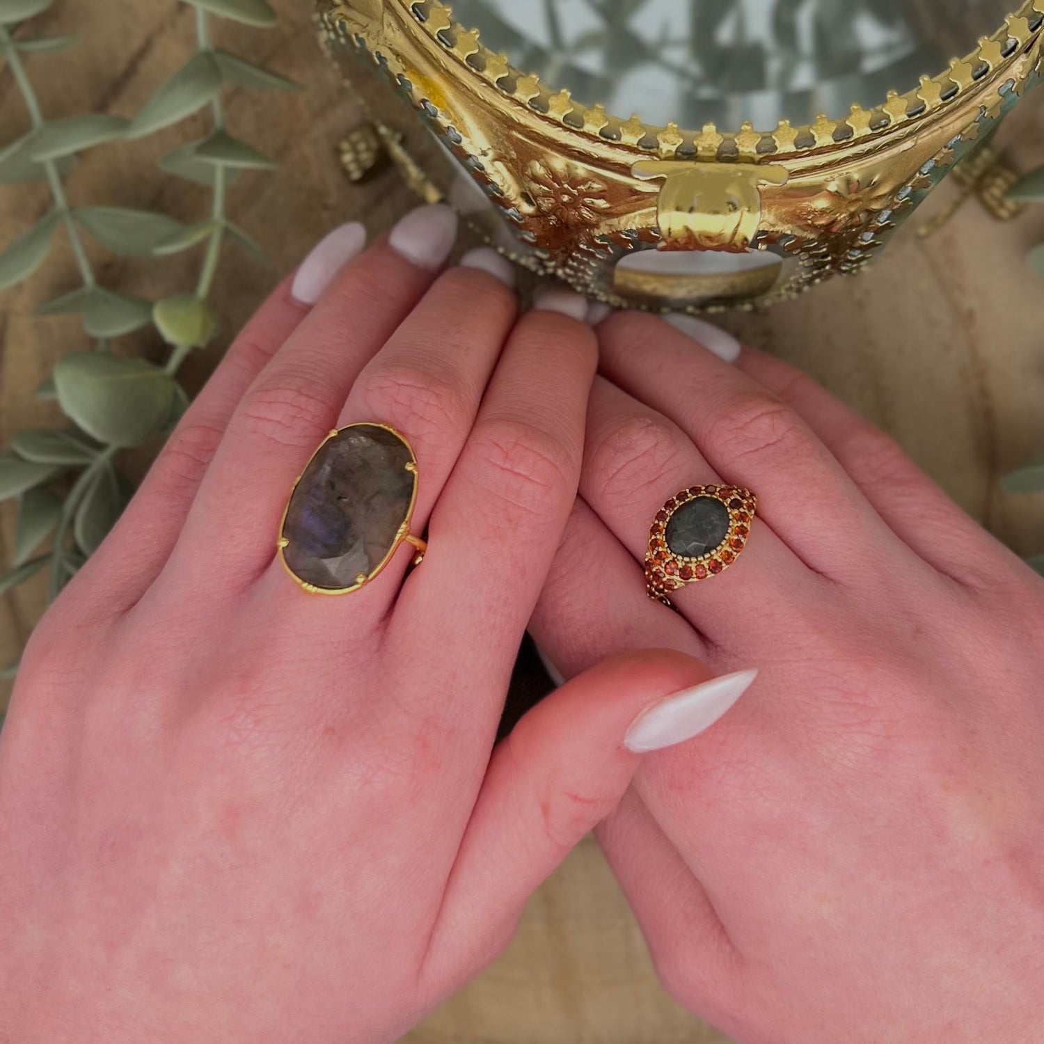 Collection bijoux en Quartz rutile noir