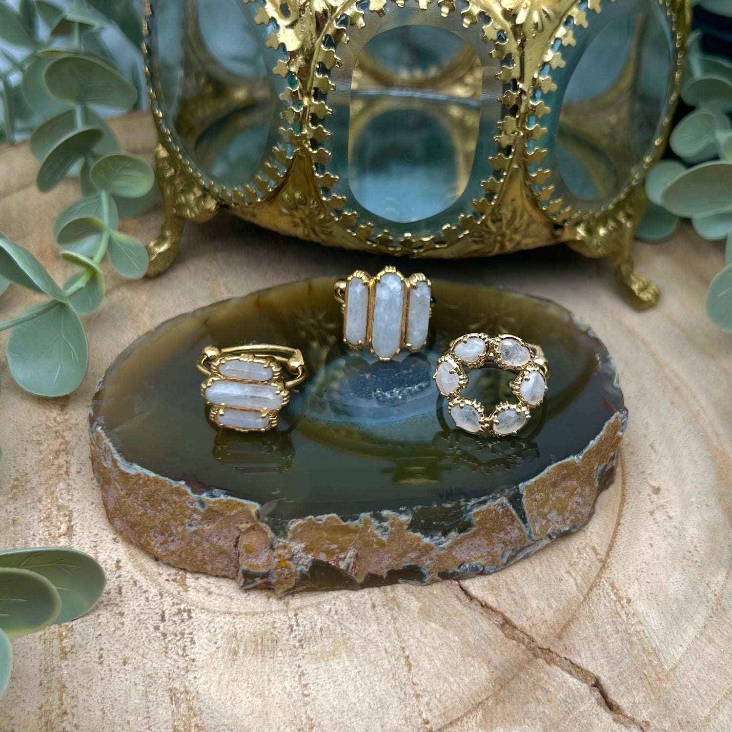 Collection bijoux en pierre de lune