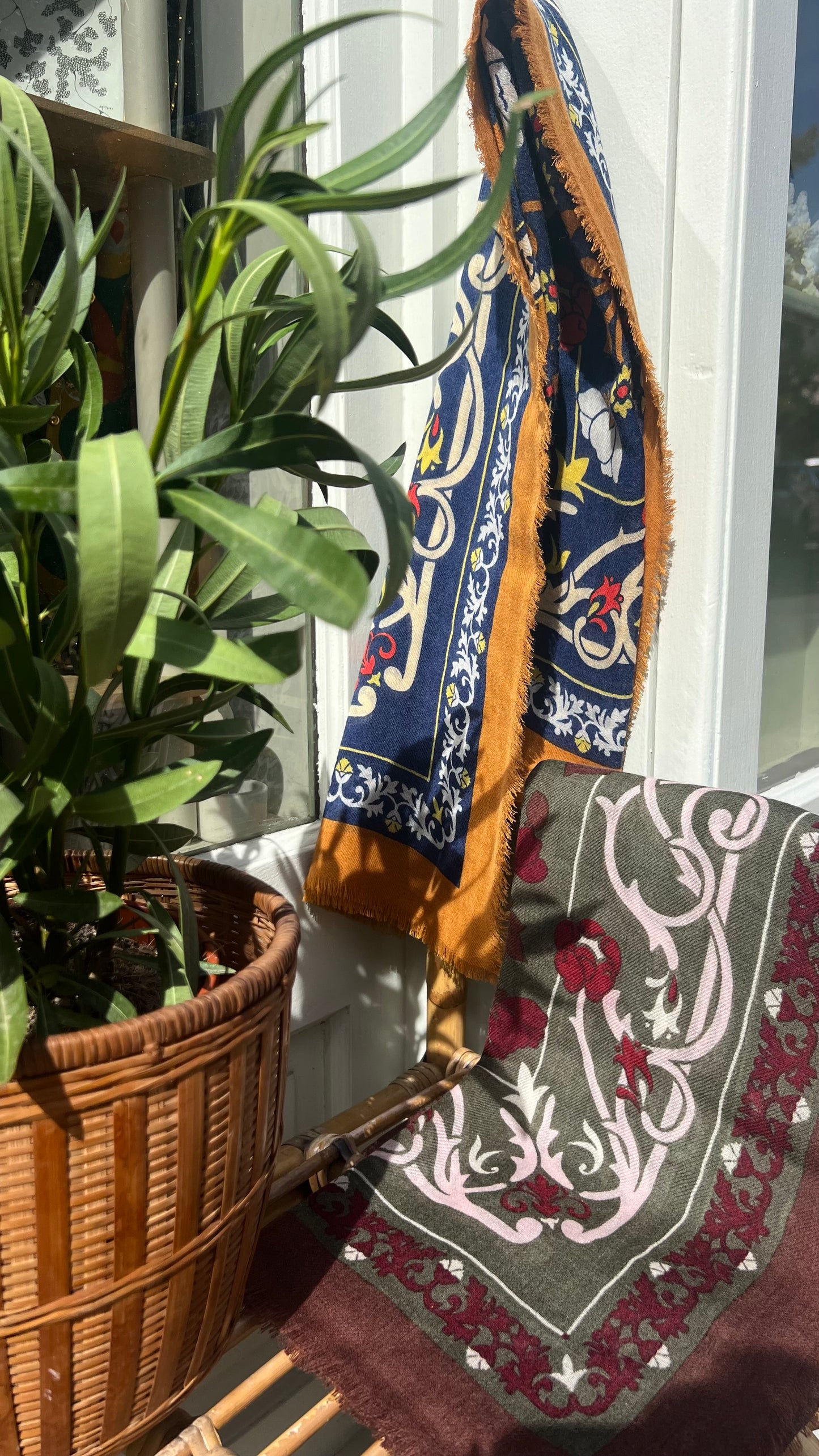 Foulard Marie Antoinette Maison Leconte Flamand