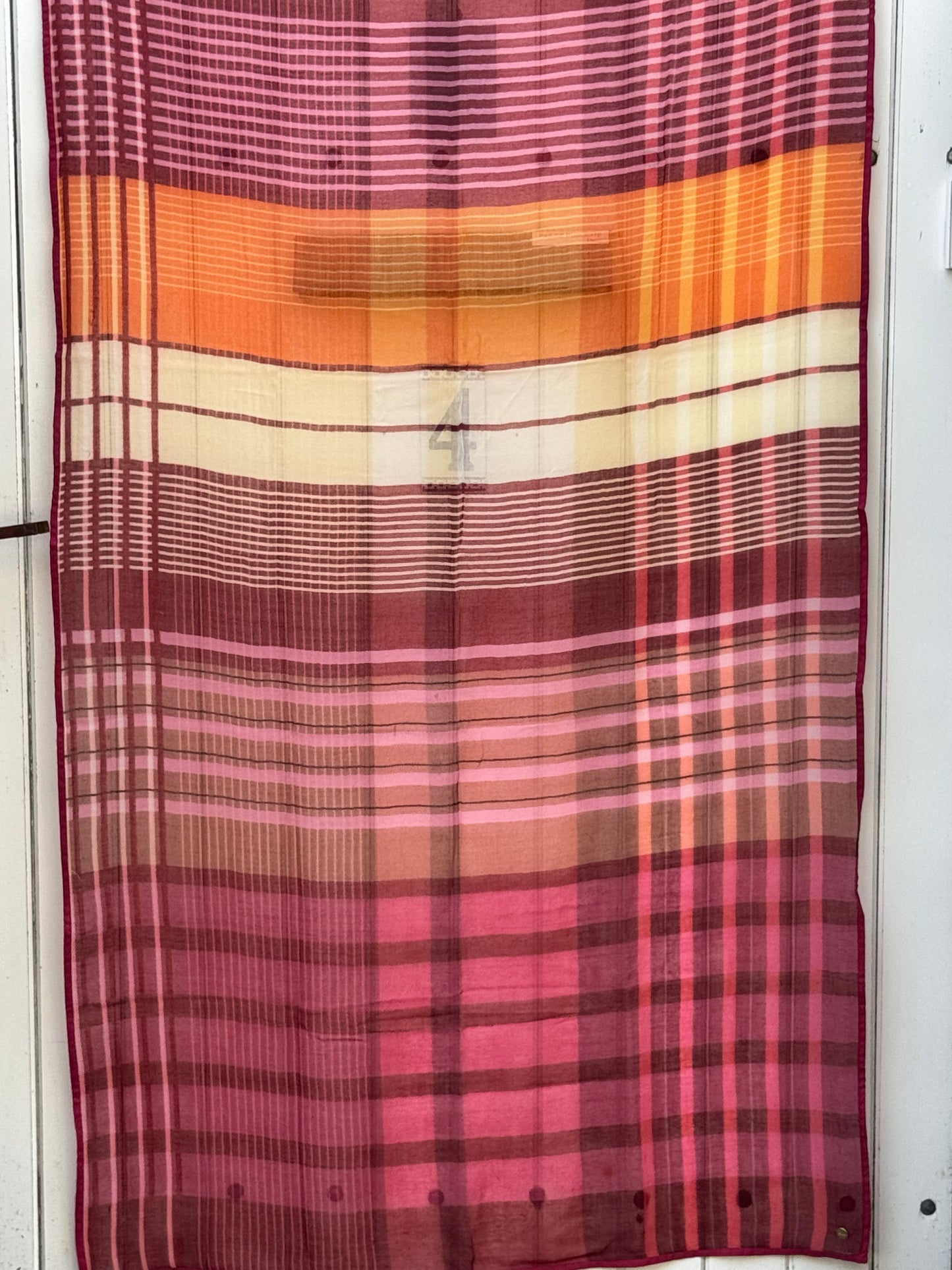 Foulard Naomi de Shalls Barcelona, 100% Laine, foulard artisanal