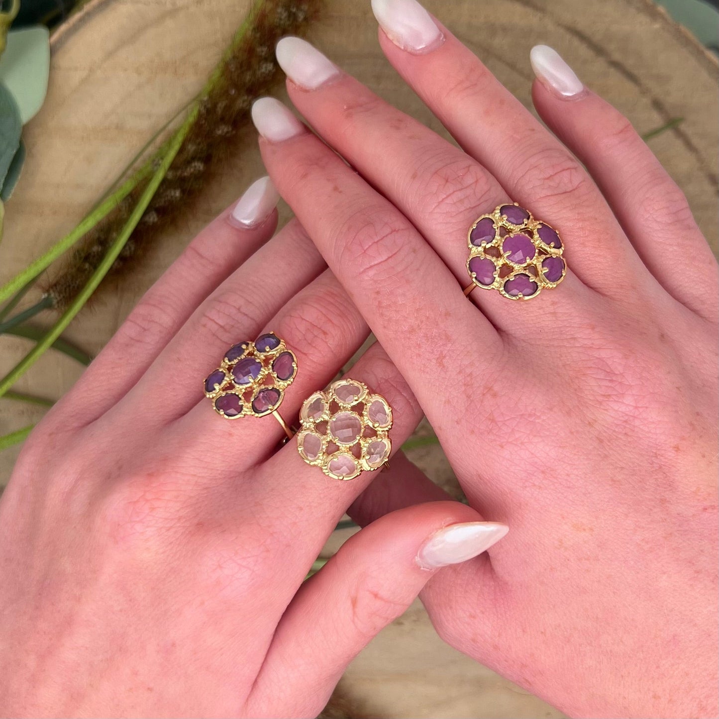 Bague Fleur Au fil de Lo