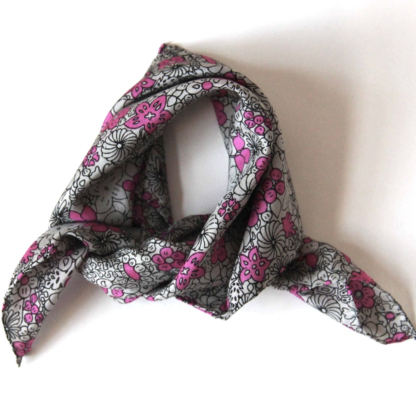 Mini Foulard Fleurs Les Belles Vagabondes