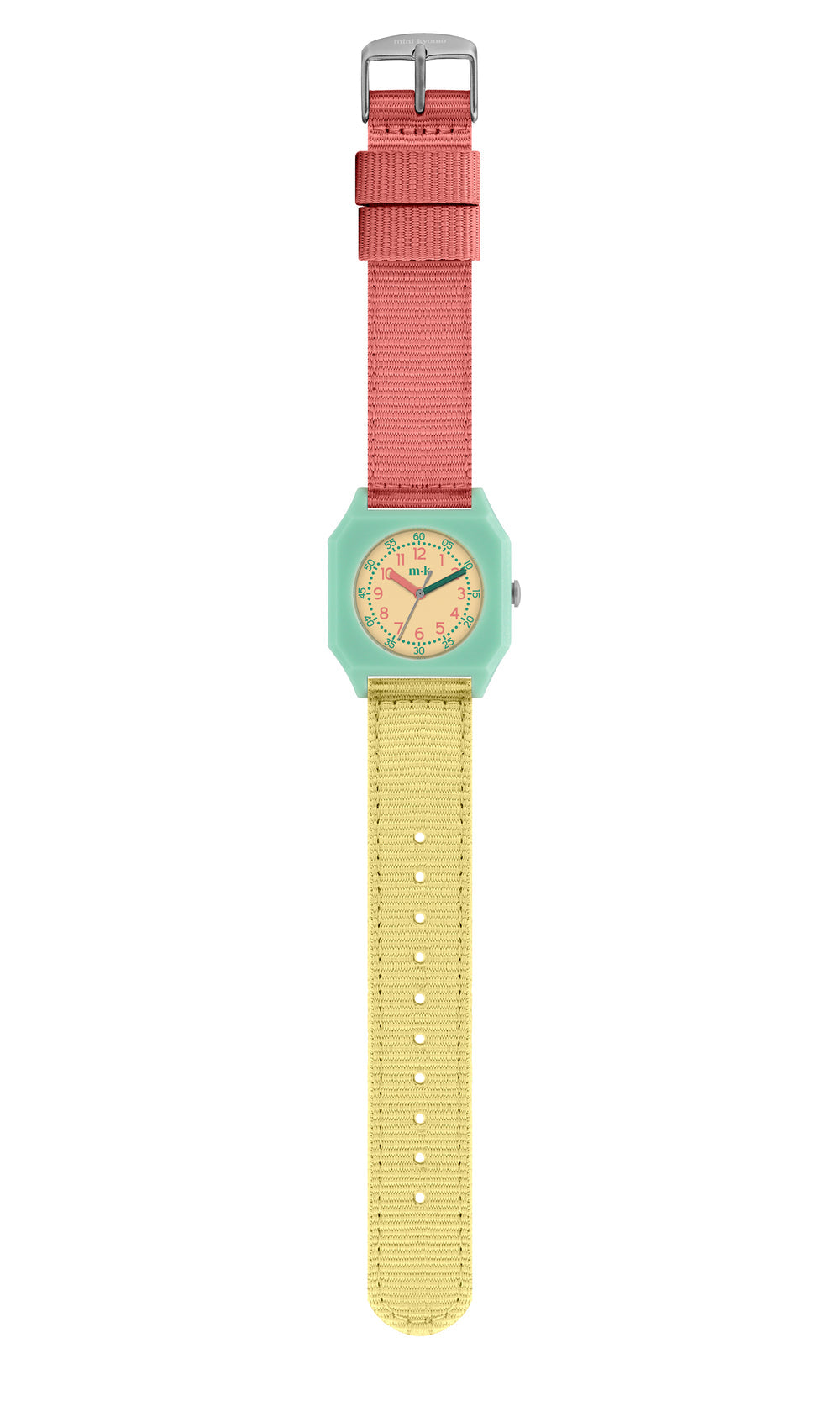 Montre "Bubble Gum" pour enfant, Montre pour enfant, montre pour femme, montre qui facilite la lecture de l'heure, Montre d'apprentissage, Montre colorées, Montre avec les minutes, Montre mini kyomo, Montres fun, montre réglables. Mouvement japonnais