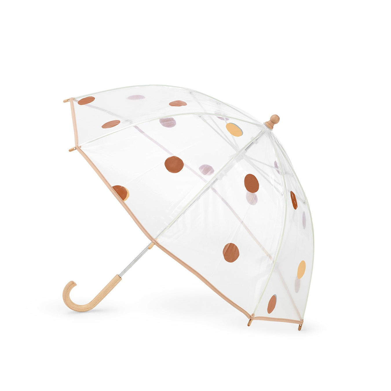 Parapluie enfant lagoa, point marron et beige
