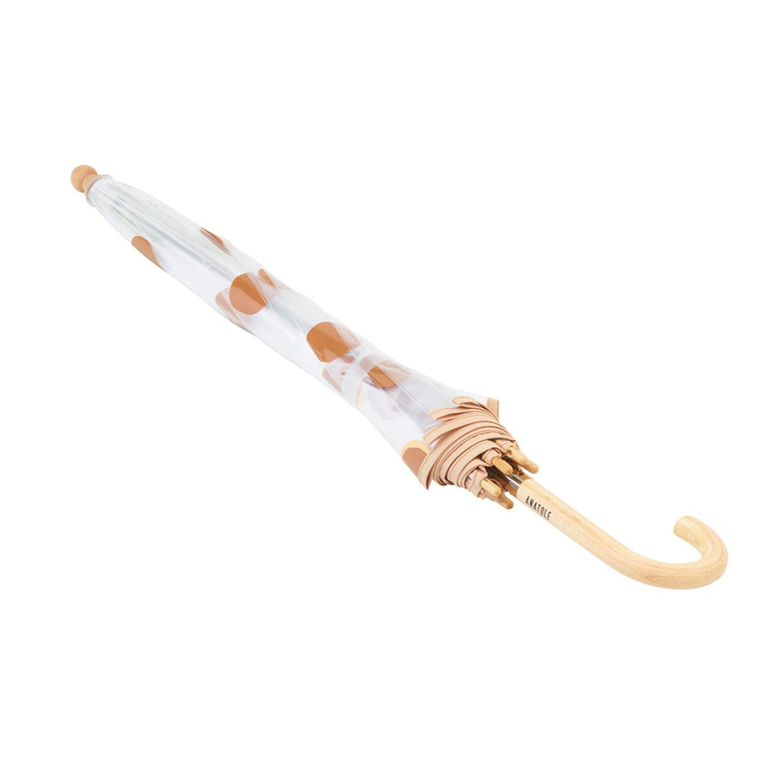 Parapluie lagoa, point marron et beige