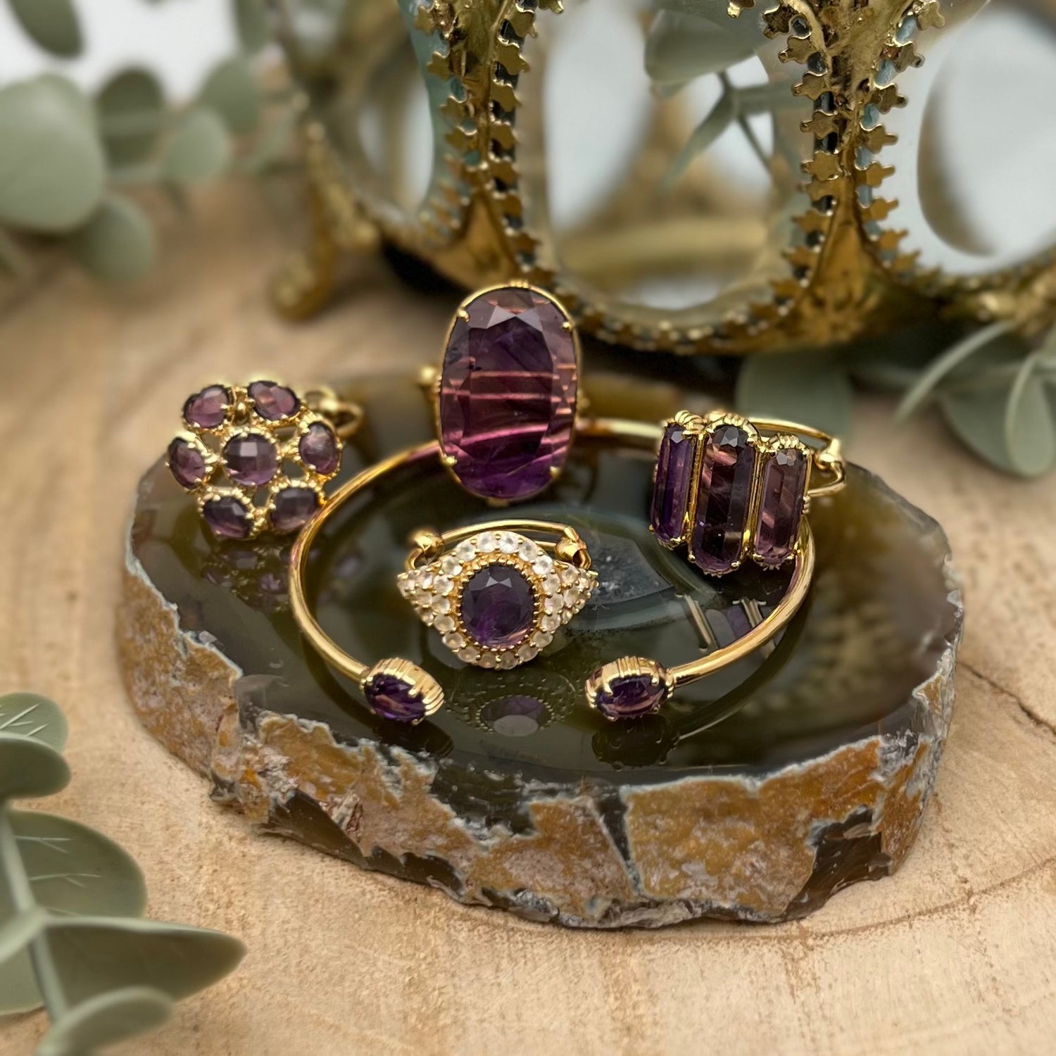 collection bijoux en améthyste