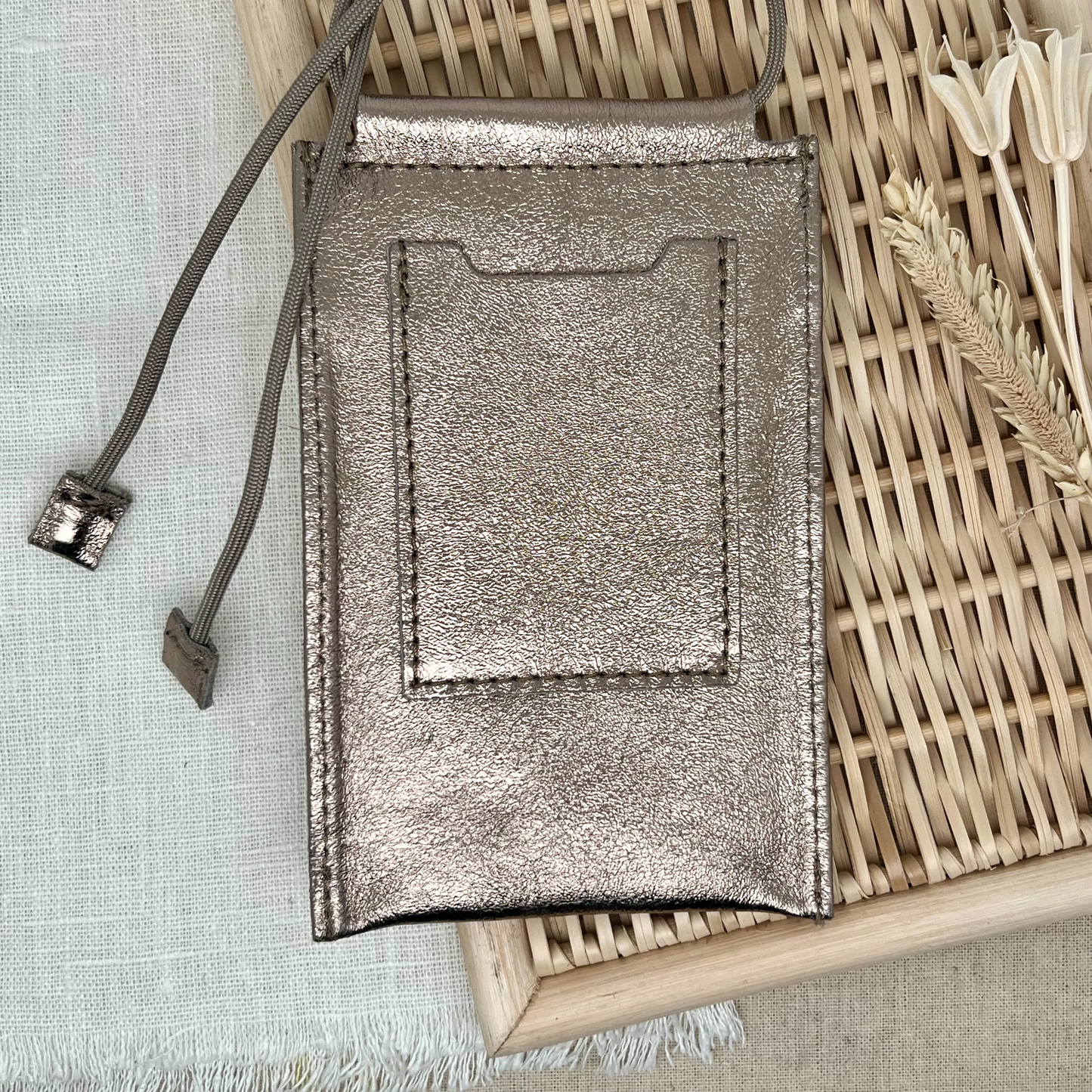 Pochette de téléphone pailletée WATT BIS