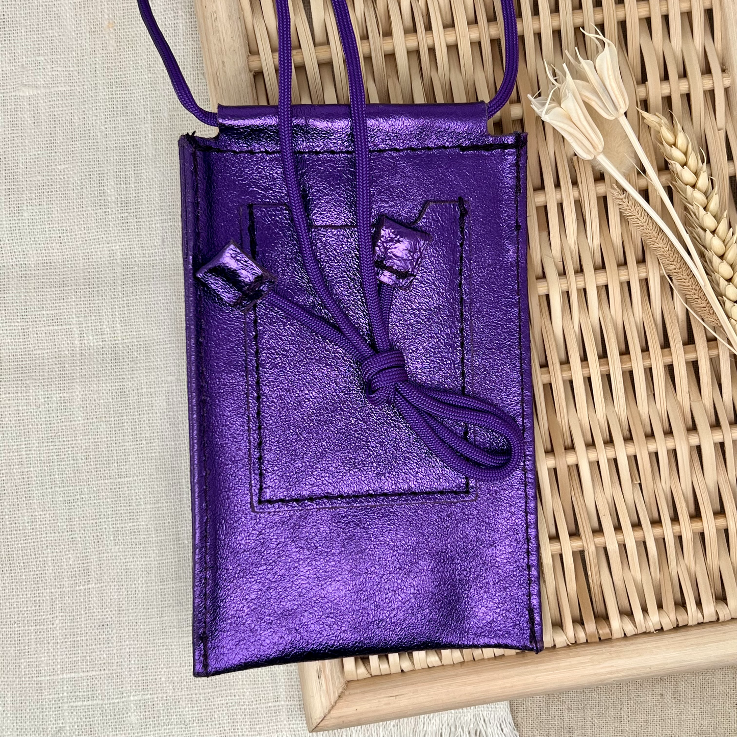 Pochette de téléphone pailletée WATT BIS