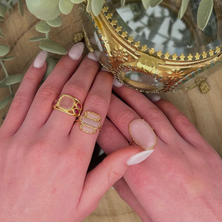 Les bijoux en opale rose