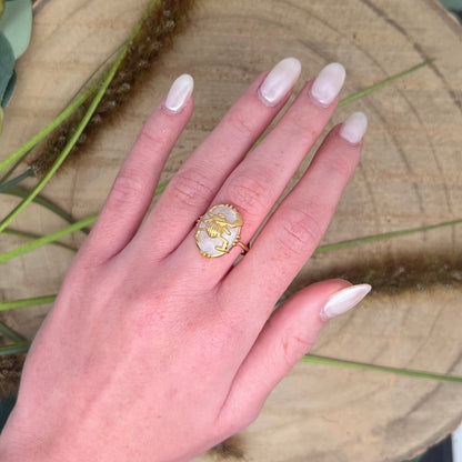 Bague Petit Scarabée Au fil de Lo