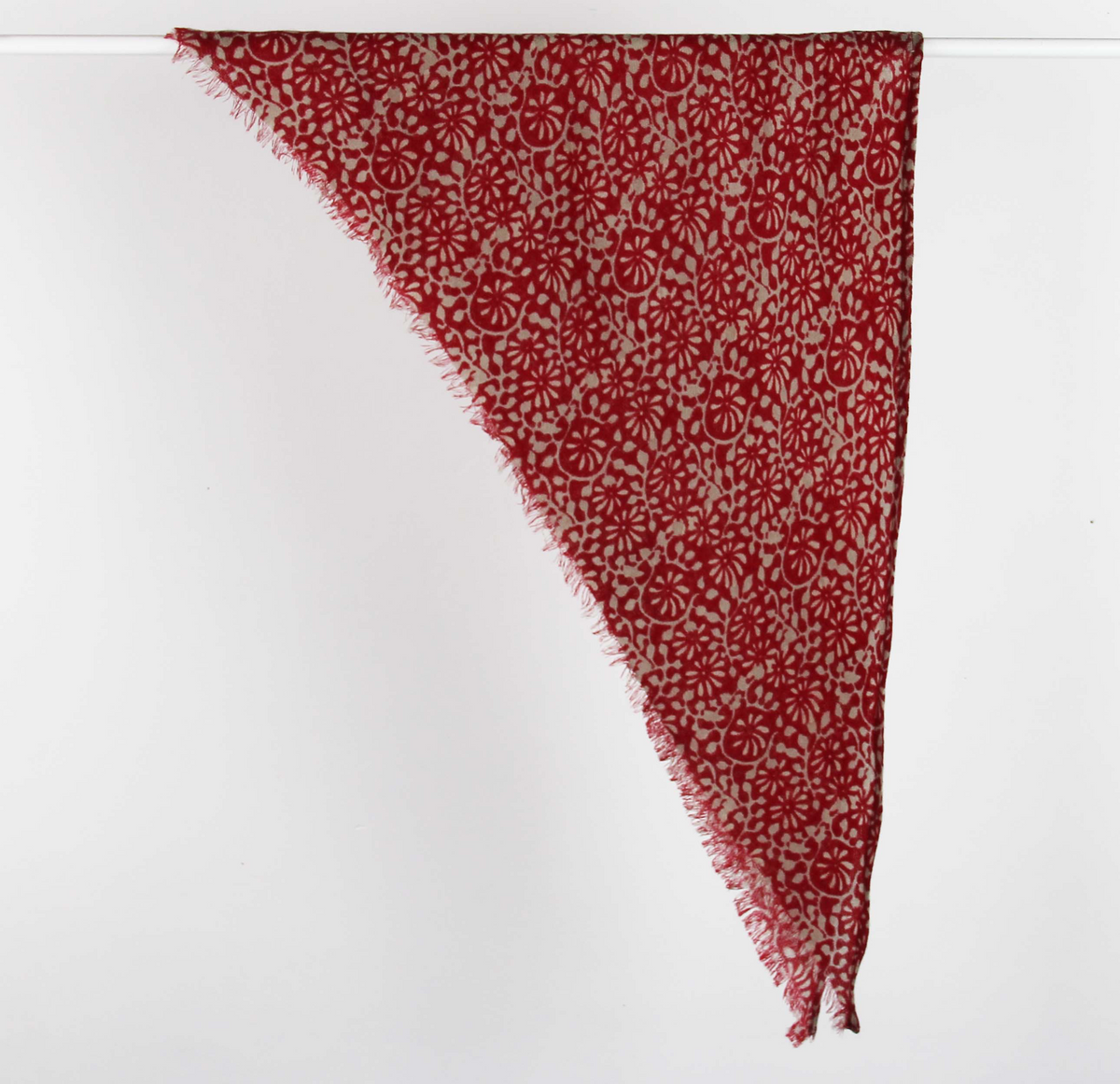Foulard triangle en laine Suzanne Les belles vagabondes