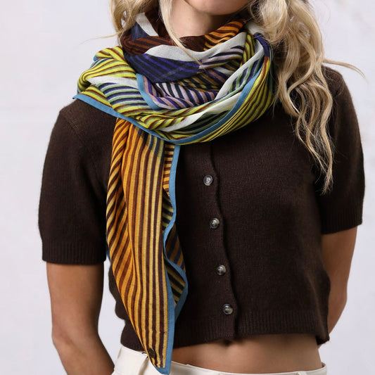 Foulard Briana de la marque Shalls Barcelona, 100% Laine, 100 x 180 cm