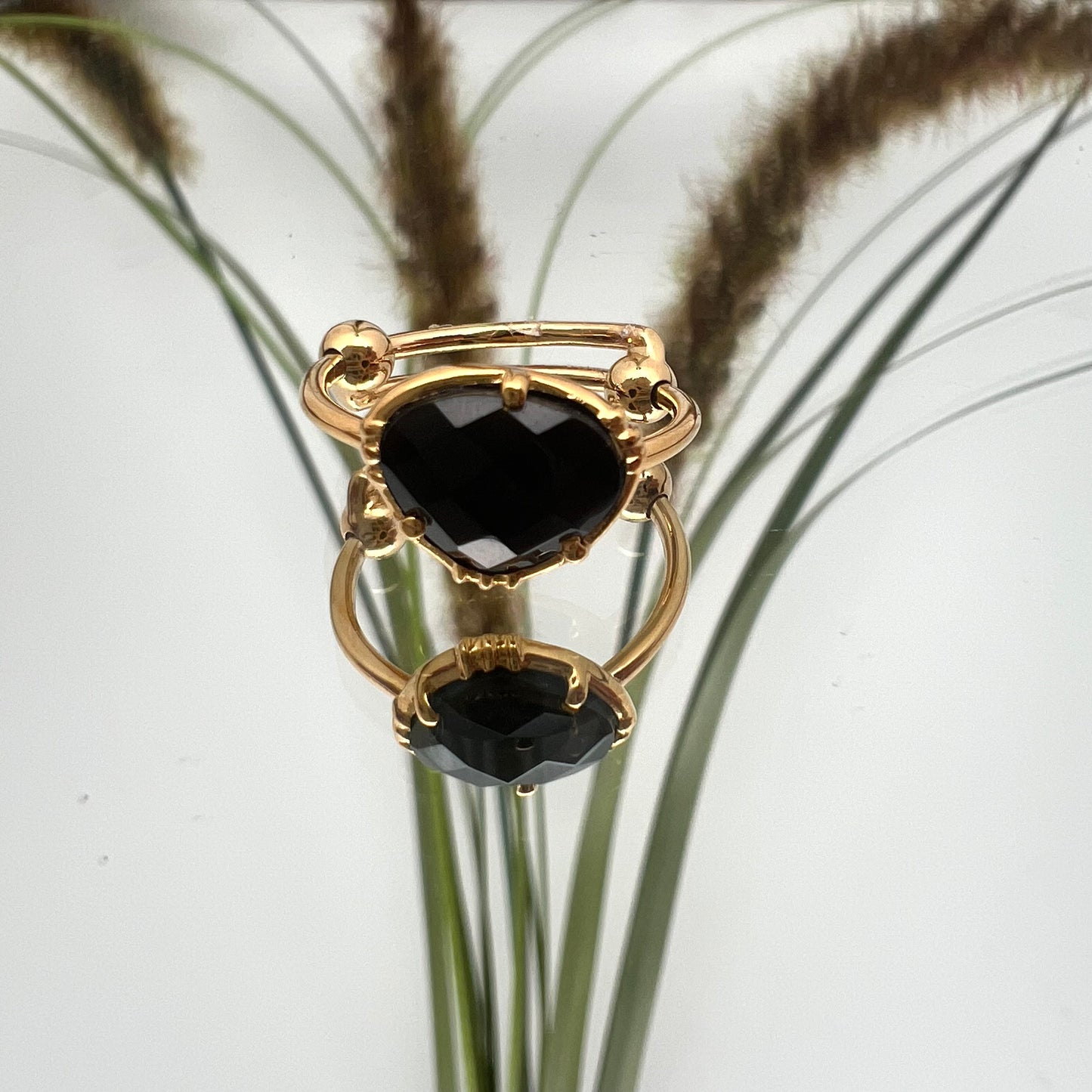 Bague Estela Spinelle Noir  Watt bis