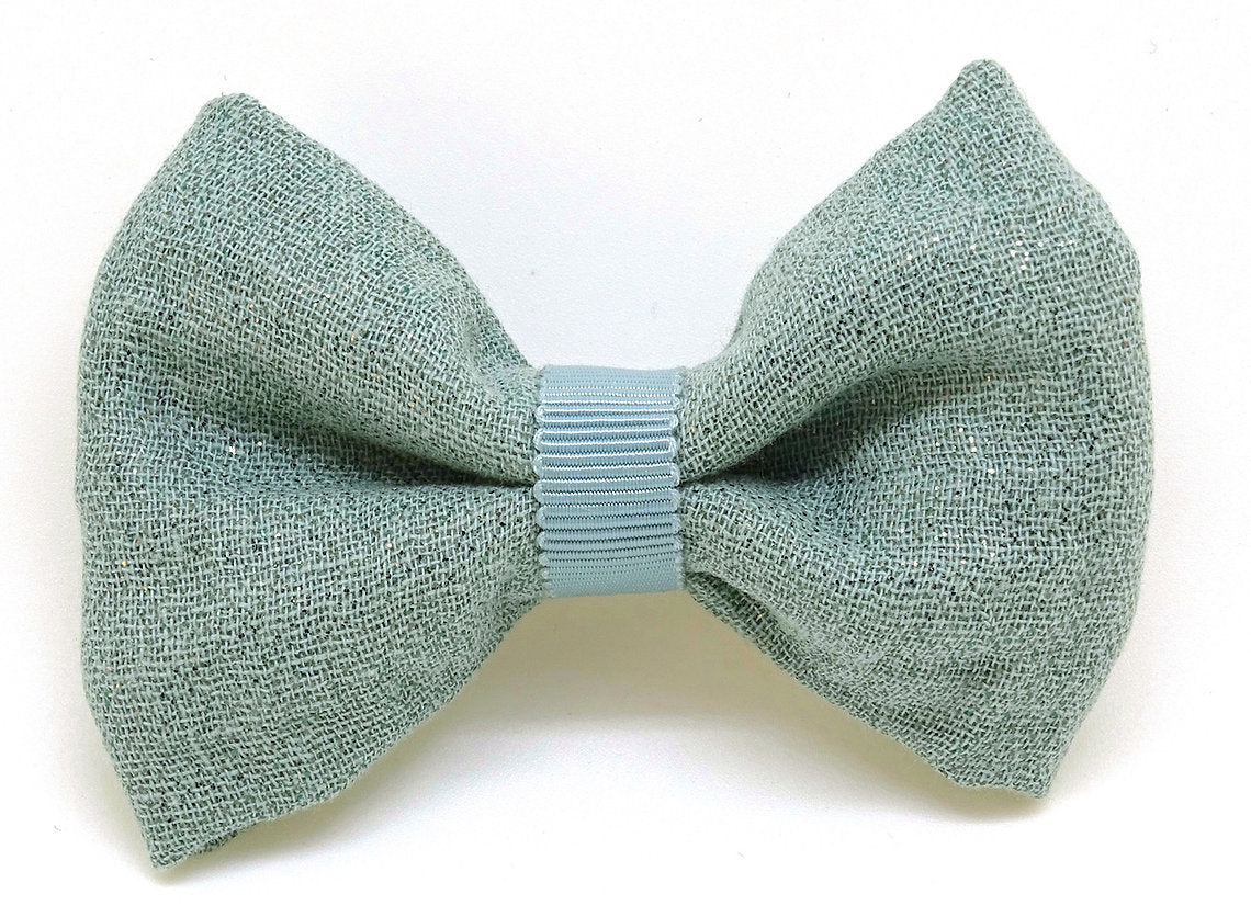 Barrette Noeud Paillettes Vert, Au royaume des filles, Bijoux de cheveux pour enfant de plus de 3 ans, Noeud pour cheveux, idée de cadeau petite fille