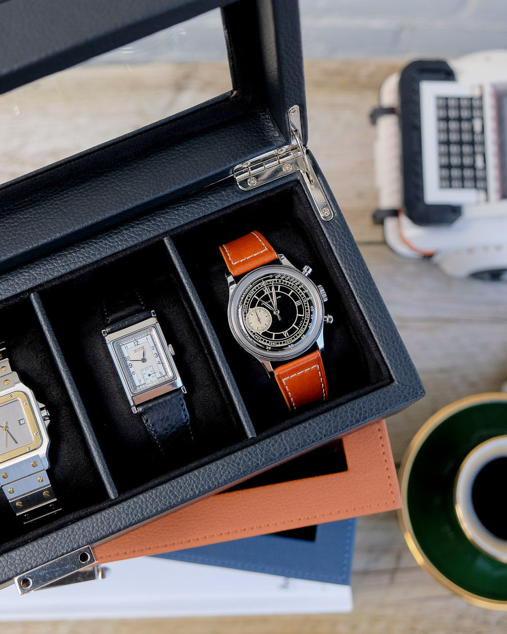 Boîte à montres Jean Maison Scarlett, Cuir , Boîte à montres et bracelets, Rangement pour montres. Protection pour montres. Idées de cadeaux pour hommes