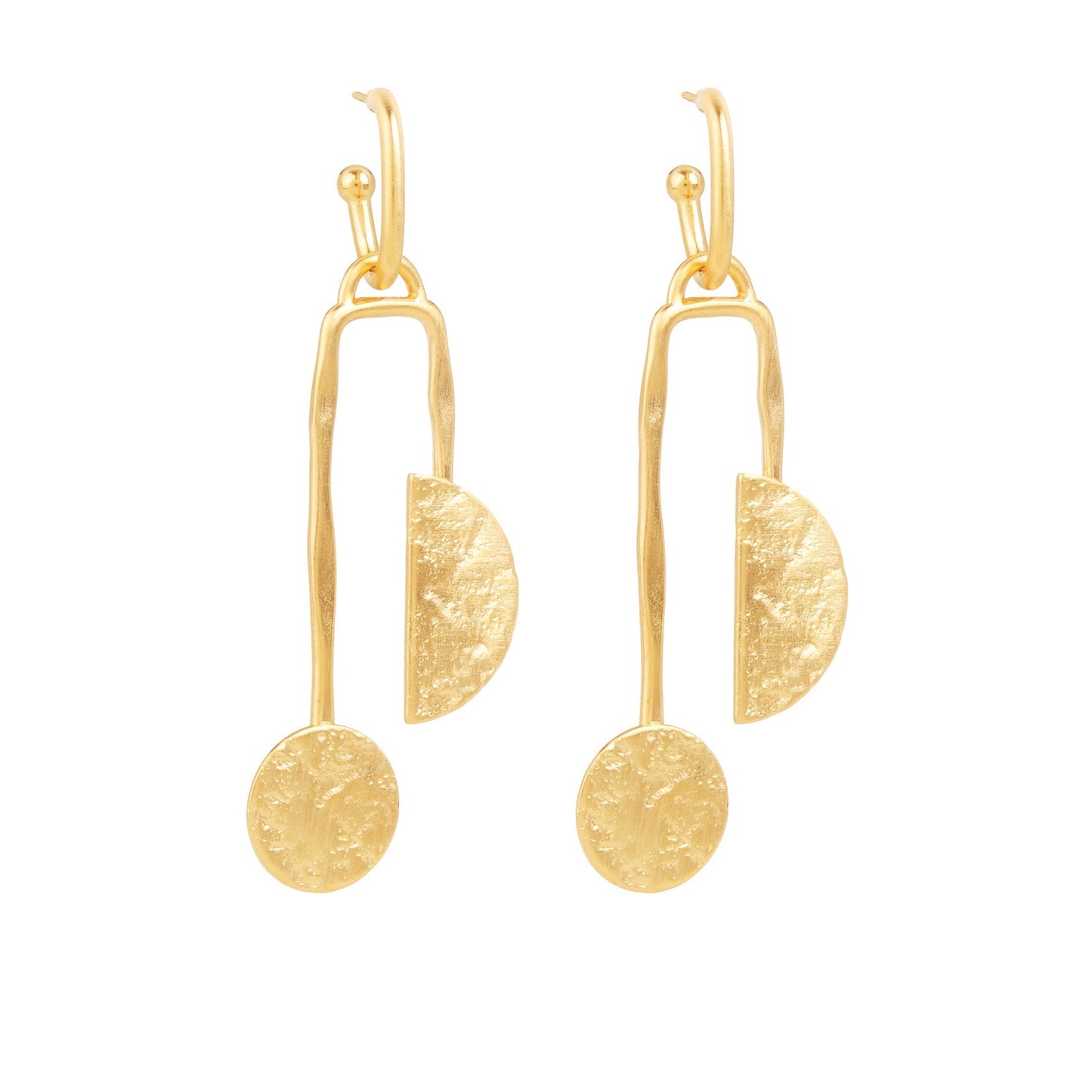 Boucles d’oreilles Mobile doré Intuitu, boucles d'oreilles XL, Maxi boucles d'oreilles, Boucles d'oreilles on percées, grandes boucles d'oreilles, Boucles d'oreilles plaqué or, Boucles d'oreilles Intuitu, Boucles d'oreilles créateurs parisien
