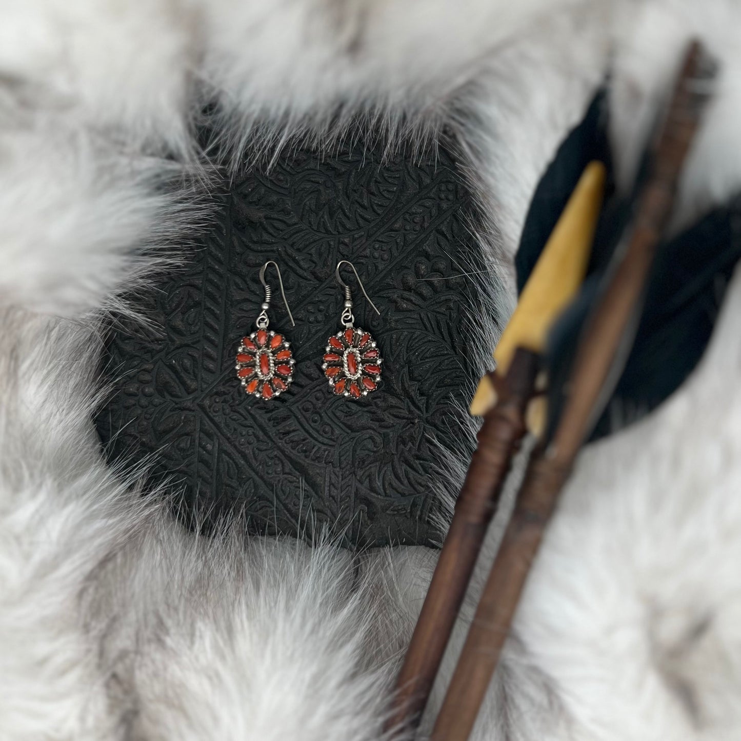 Boucles d'oreilles Naya Corail Harpo