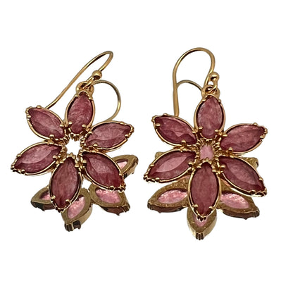 Boucles d'oreilles fleurs Au fil de Lo