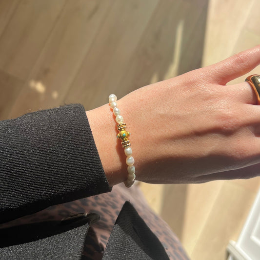 Bracelet Flor de la marque Juhu, en perles d'inspiration d'eau douce