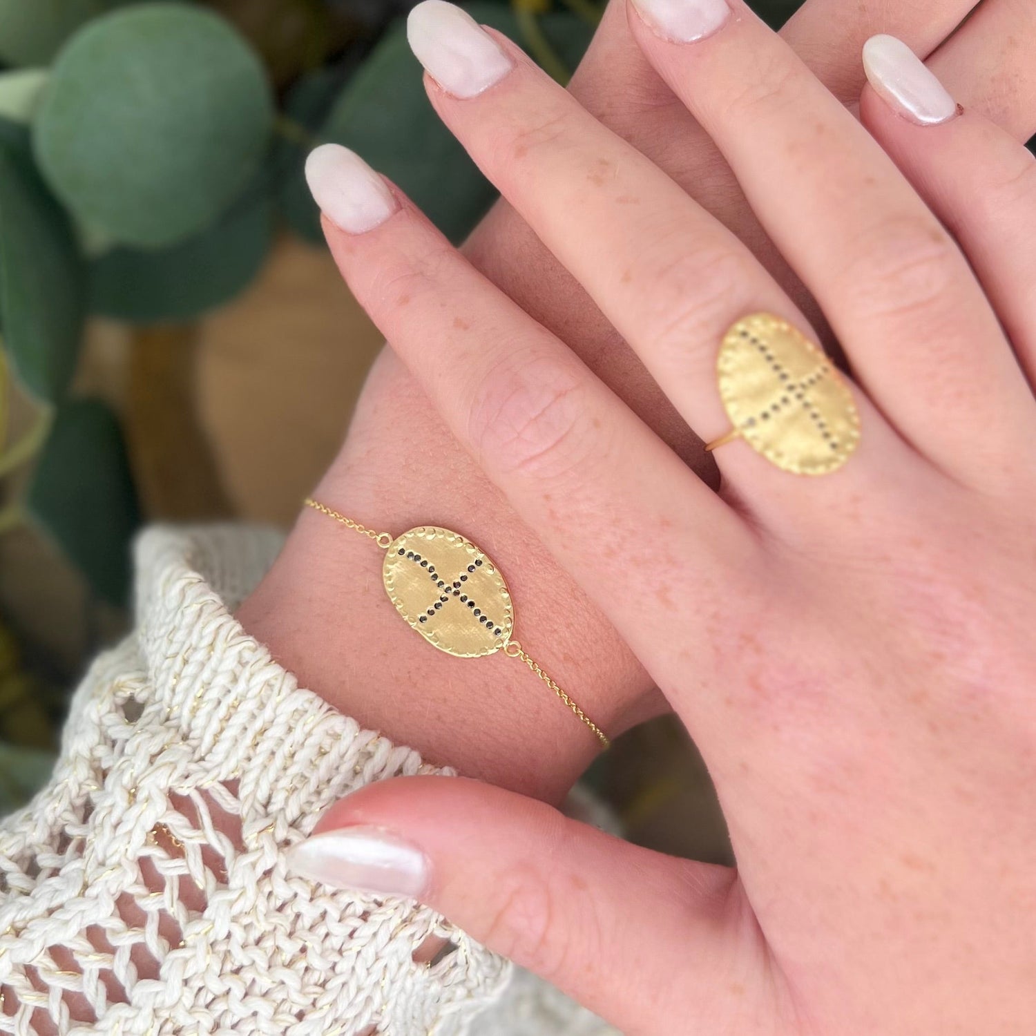 Bracelets Louise croix irrégulière Louise Hendricks