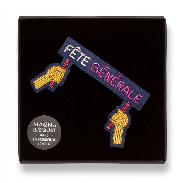 Broche Fete Generale Macon & Lesquoy