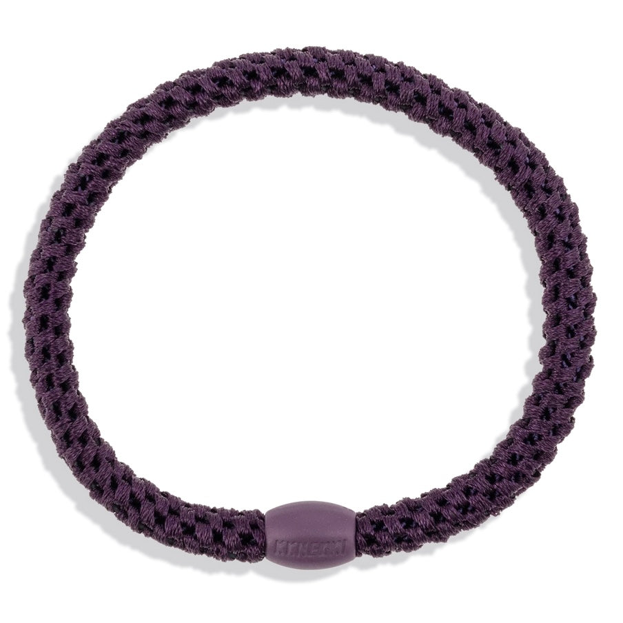 Chouchou Kknekki Fin Violet de la marque Kknekki, élastique pour cheveux, élastique protecteur, élastique pour tous types de cheveux 