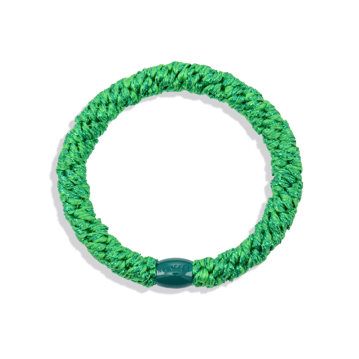 Chouchou Kknekki Glitter émeraude chouchou qui ne casse pas les cheveux, élastique pour cheveux Kknekki, Bracelet et chouchou, élastique colorés, idées cadeaux adolescentes, chouchou pour cheveux fins, chouchou pour cheveux épais, chouchou pour cheveux bouclés, chouchou pour tous types de cheveux