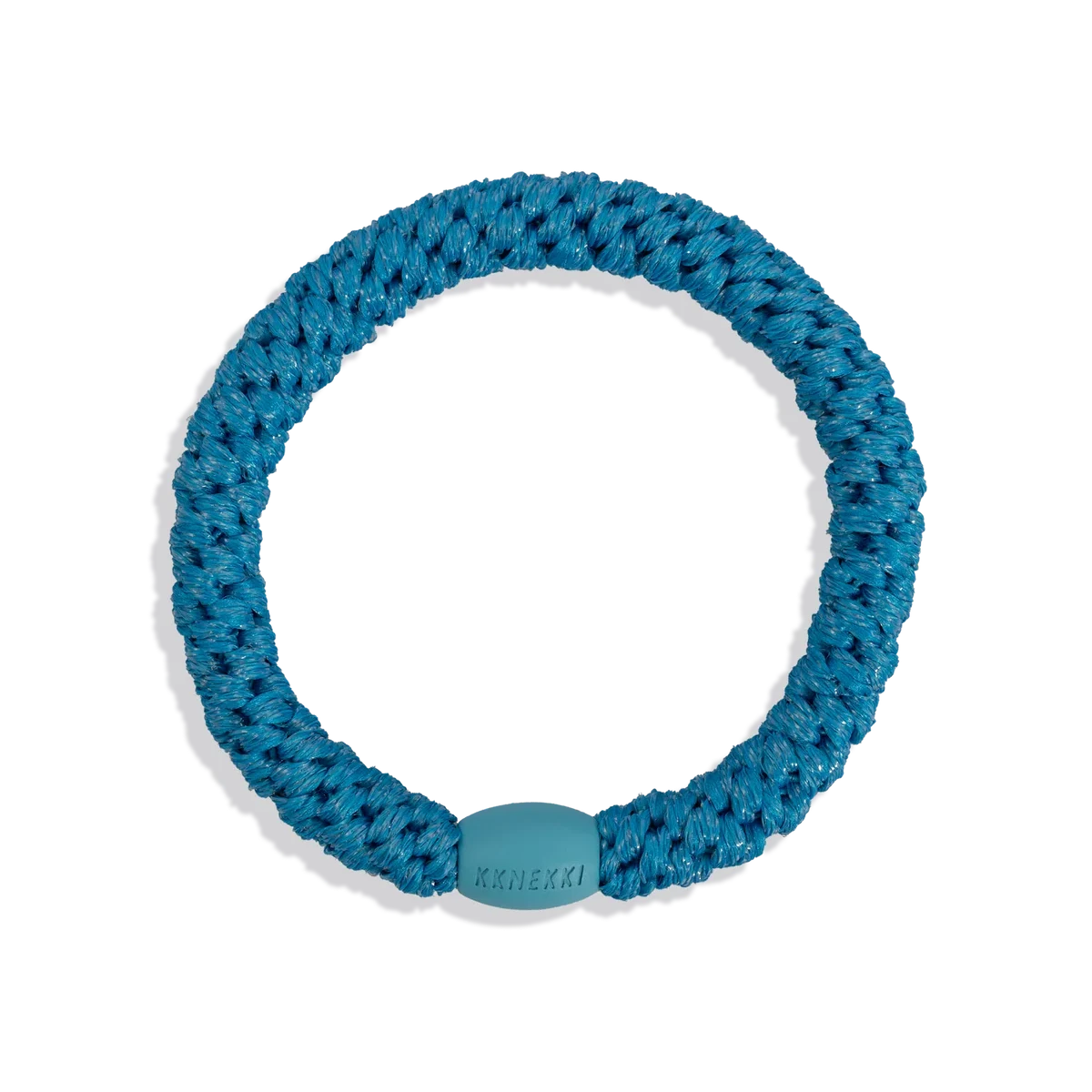 Chouchou Kknekki Glitter turquoise chouchou qui ne casse pas les cheveux, élastique pour cheveux Kknekki, Bracelet et chouchou, élastique colorés, idées cadeaux adolescentes, chouchou pour cheveux fins, chouchou pour cheveux épais, chouchou pour cheveux bouclés, chouchou pour tous types de cheveux