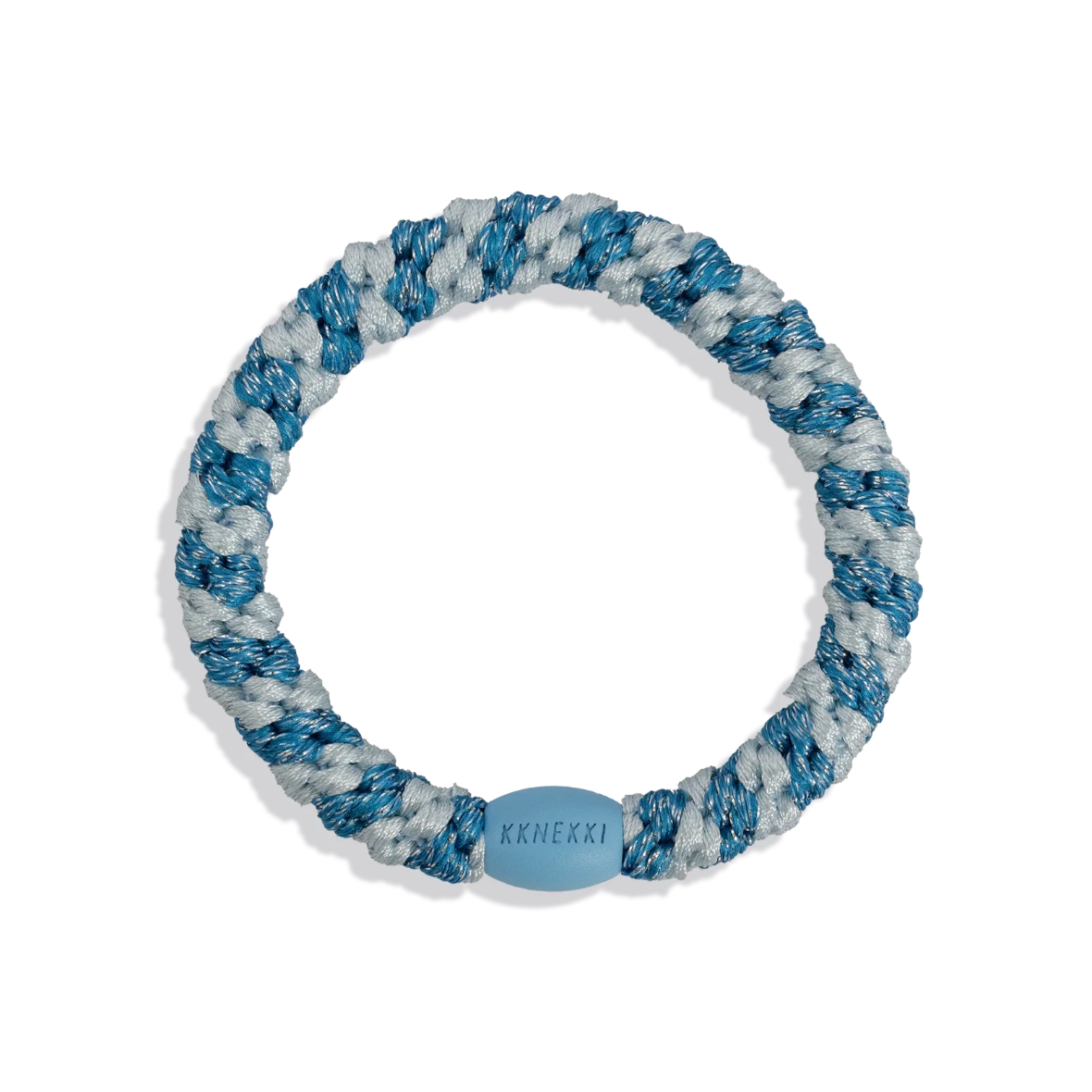 Chouchou Kknekki Multicouleurs, kknekki bleu et bleu clair, chouchou qui ne casse pas les cheveux, élastique pour cheveux Kknekki, Bracelet et chouchou, élastique colorés, idées cadeaux adolescentes, chouchou pour cheveux fins, chouchou pour cheveux épais, chouchou pour cheveux bouclés, chouchou pour tous types de cheveux