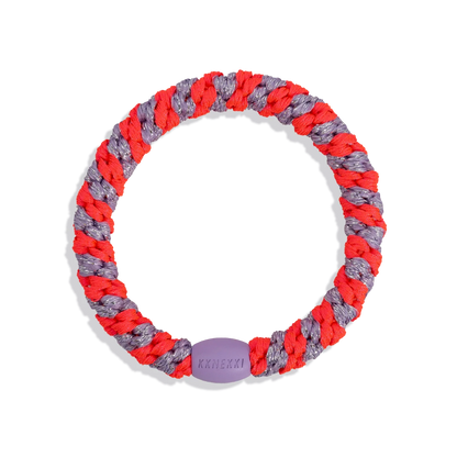 Chouchou Kknekki Multicouleurs, kknekki violet clair et rose fluo, chouchou qui ne casse pas les cheveux, élastique pour cheveux Kknekki, Bracelet et chouchou, élastique colorés, idées cadeaux adolescentes, chouchou pour cheveux fins, chouchou pour cheveux épais, chouchou pour cheveux bouclés, chouchou pour tous types de cheveux