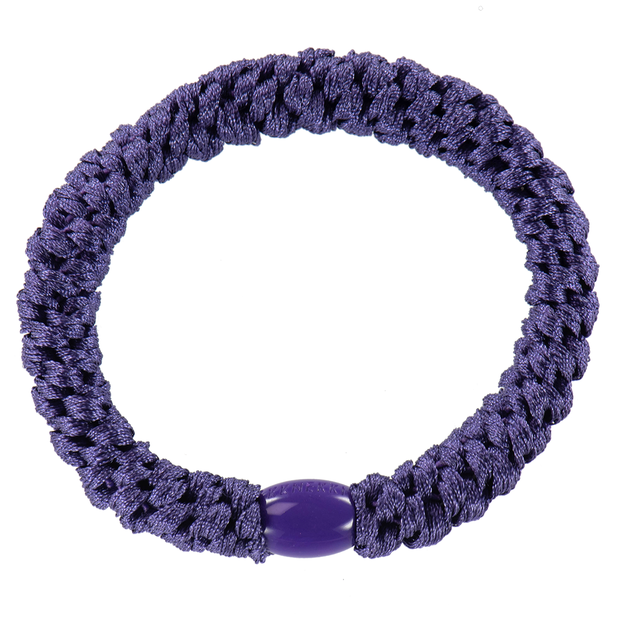 Chouchou Kknekki Uni Myrtille de la marque Kknekki, chouchou qui protège les cheveux, élastique cheveux