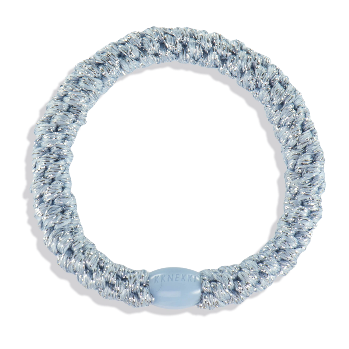 Chouchou Kknekki glitter bleu clair de la marque Kknekki