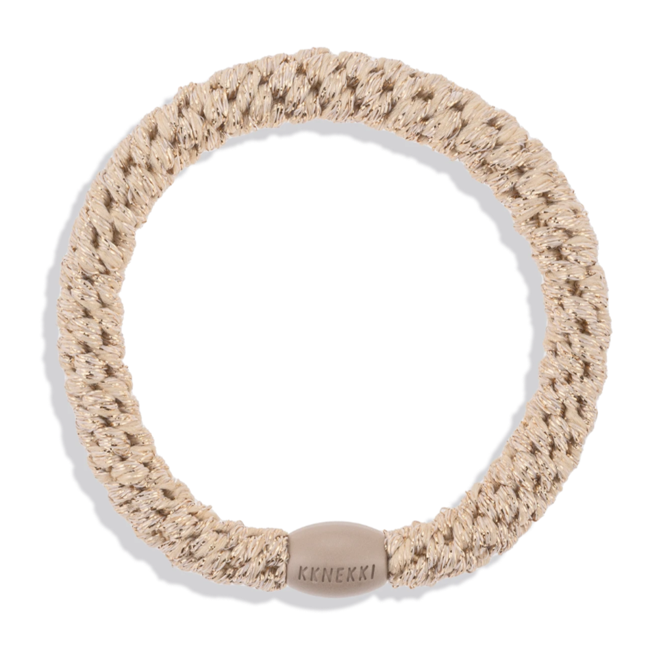 Chouchou Kknekki glitter champagne de la marque Kknekki