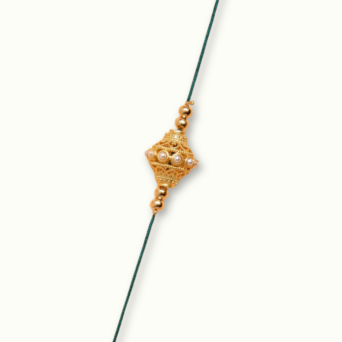 Collier Soum indien vert de la marque Juhu 