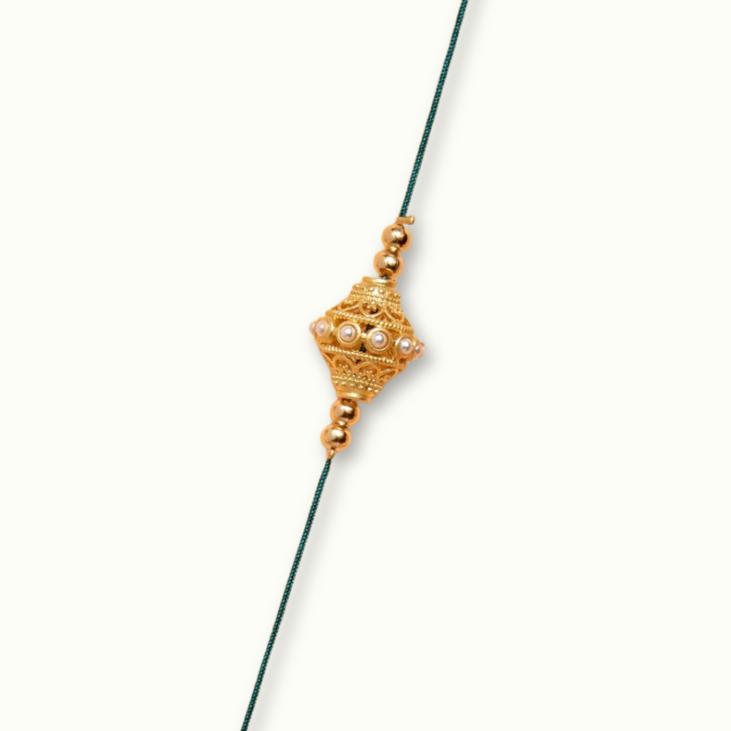Collier Soum indien vert de la marque Juhu 